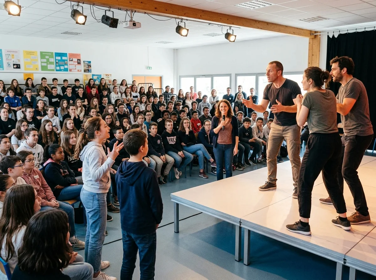 Créations en résidence en milieu scolaire - Instant(s) - Compagnie de théâtre professionelle | le theatre pour tous