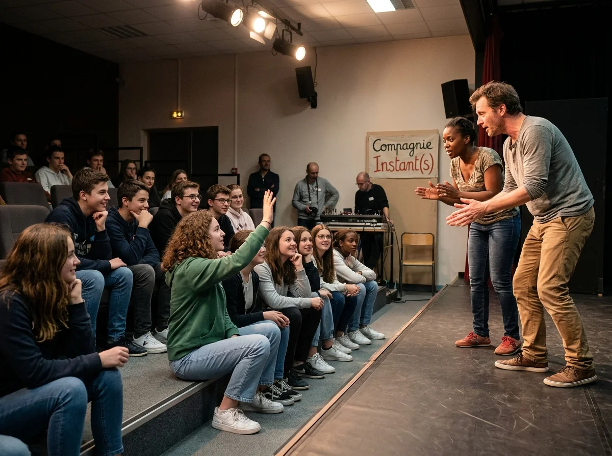 Créations en résidence en milieu scolaire - Instant(s) - Compagnie de théâtre professionelle | le theatre pour tous